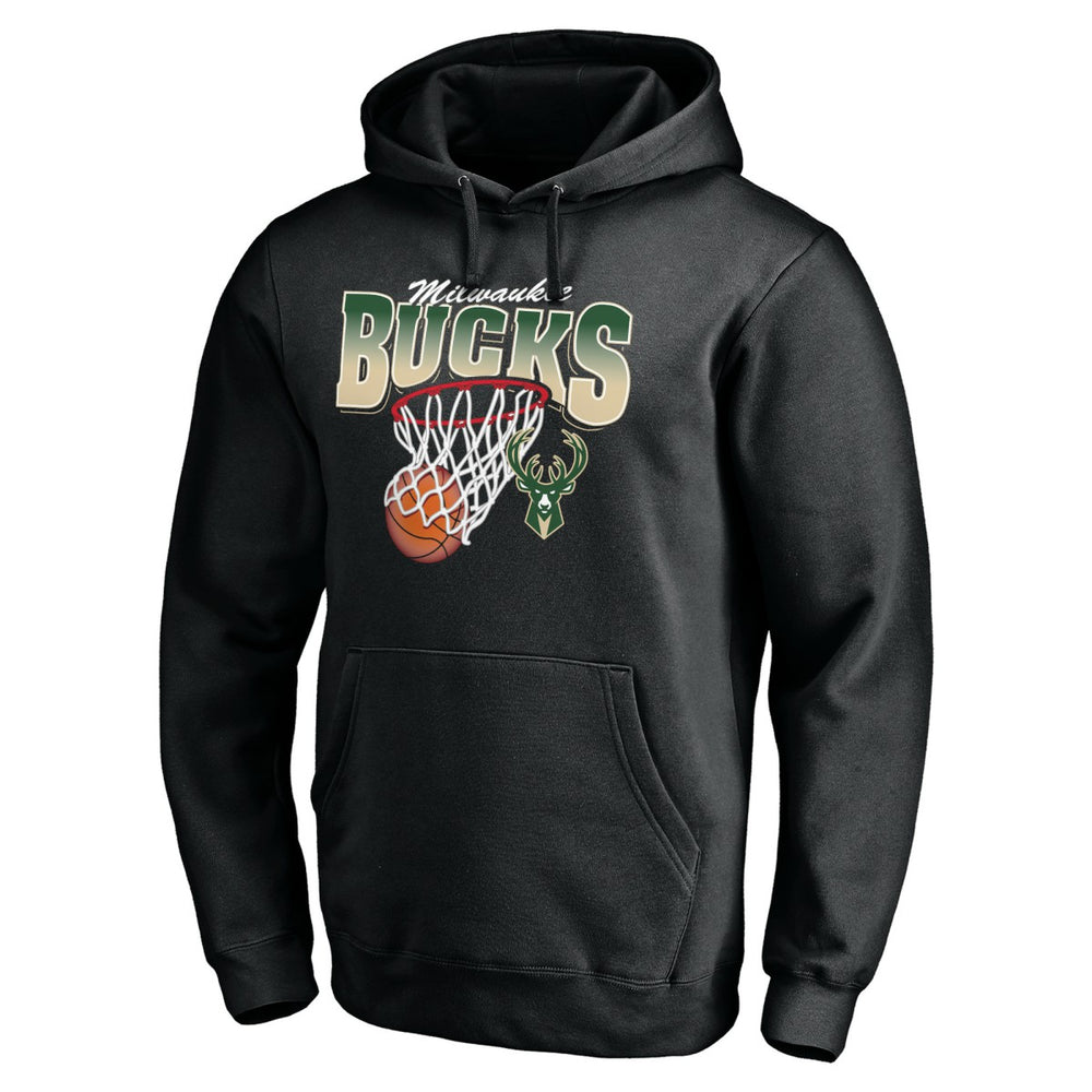 Milwaukee Bucks Balanced Floor Pullover Hoodie Black