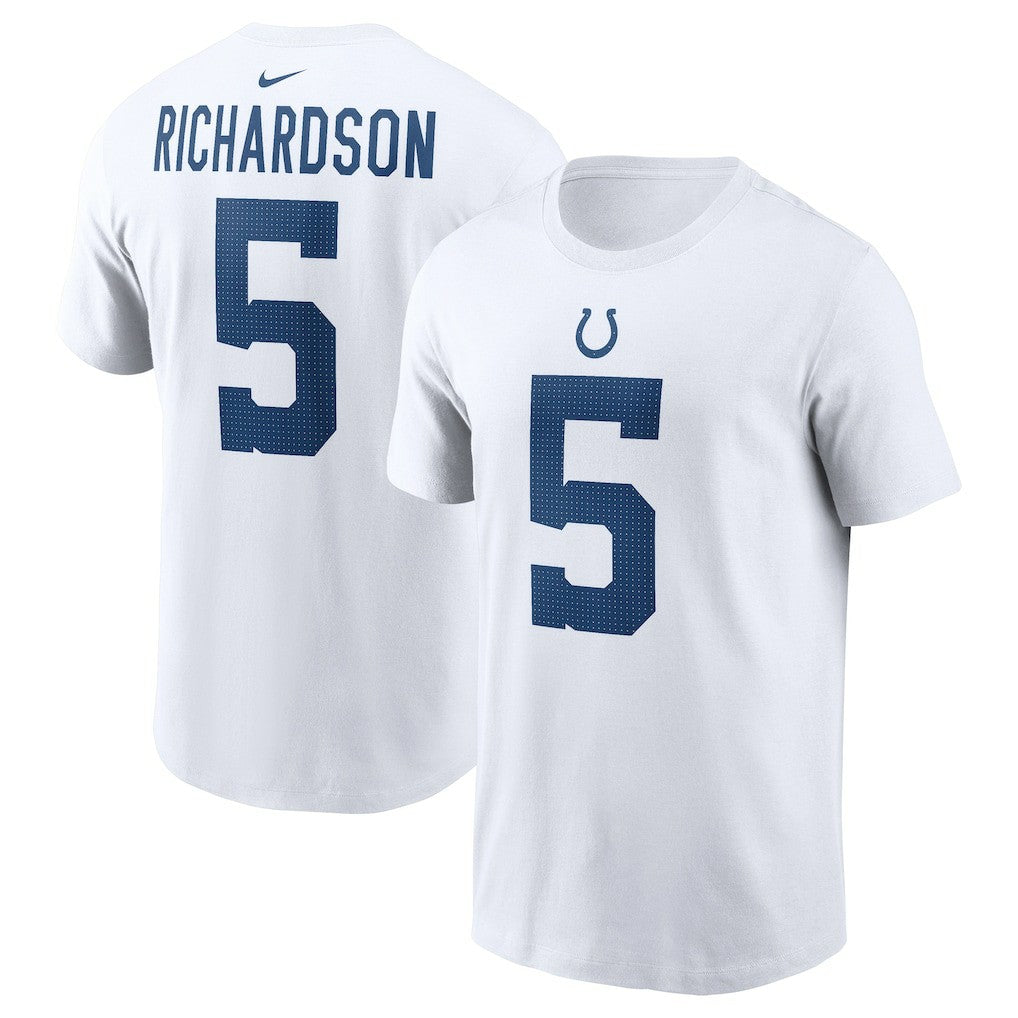 Nike Anthony Richardson Indianapolis Colts Player Name & Number T-Shirt White
