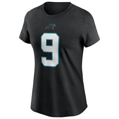 Nike Bryce Young Carolina Panthers Women's Player Name & Number T-Shirt Black