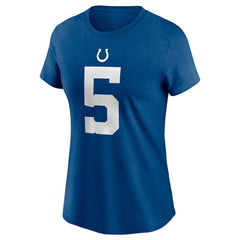 Nike Anthony Richardson Indianapolis Colts Women's Player Name & Number T-Shirt Royal