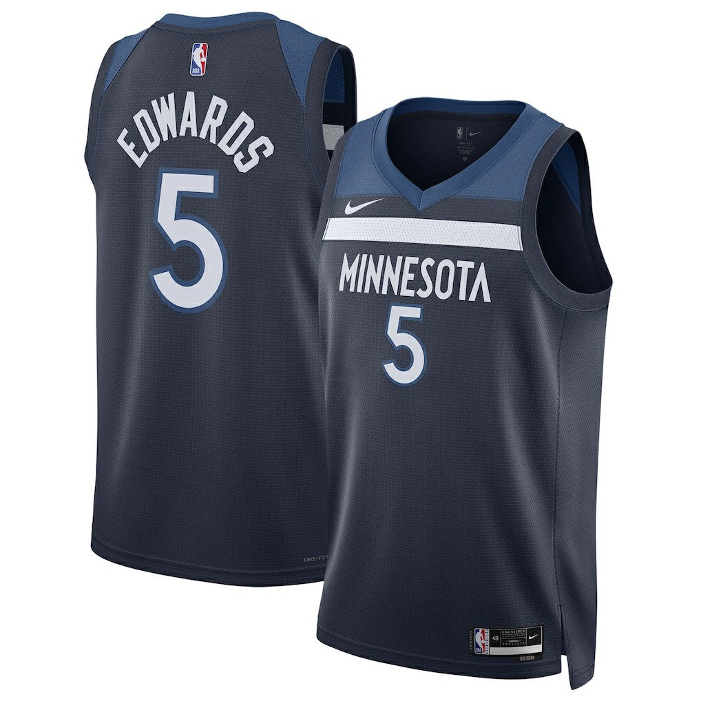 Anthony Edwards Minnesota Timberwolves Unisex Swingman Jersey Icon Edition Navy | Nike outlet