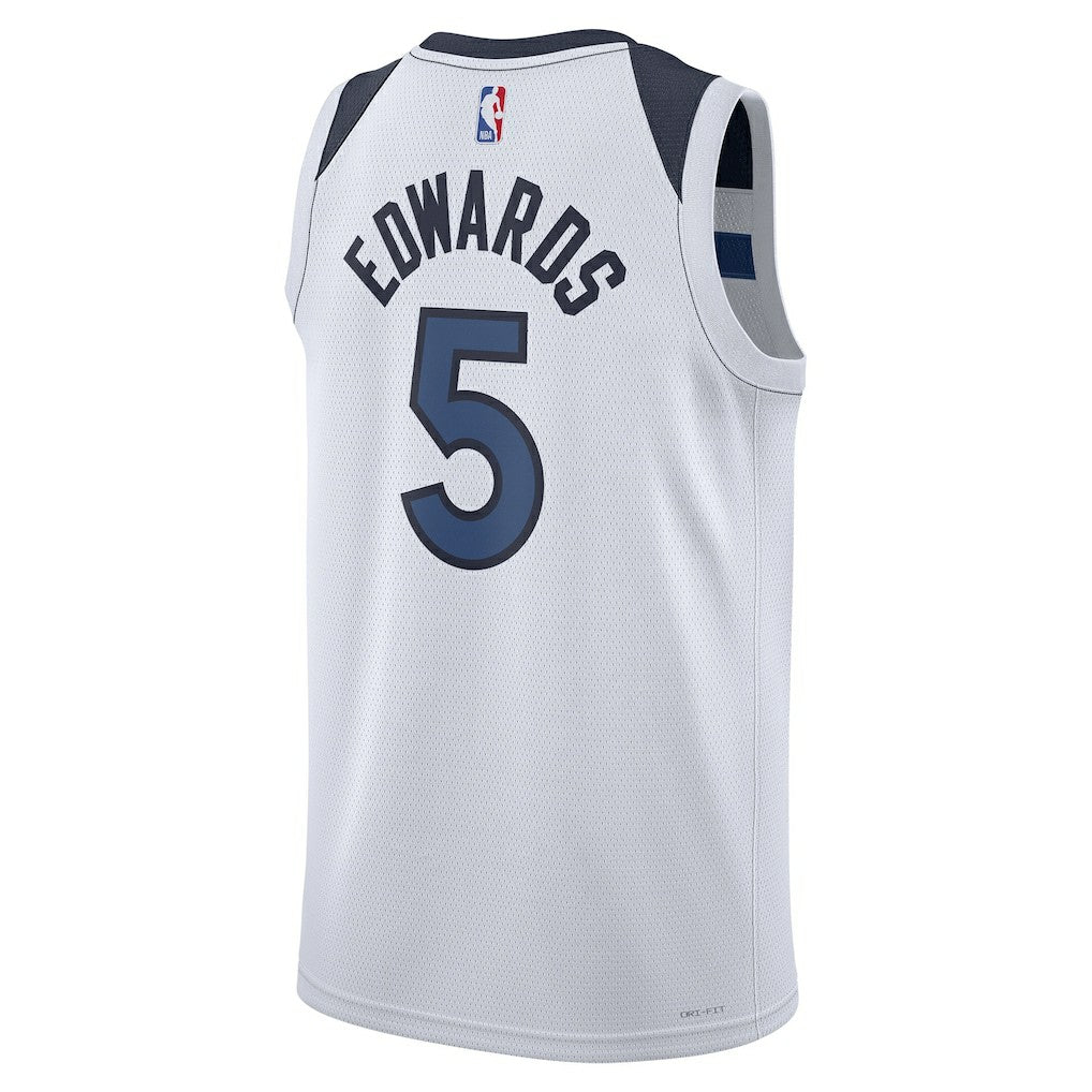 Anthony Edwards Minnesota Timberwolves Unisex Swingman Jersey Association Edition White | Nike for sale