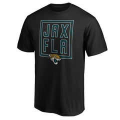 Jacksonville Jaguars Hometown Collection Initial Outline T-Shirt Black
