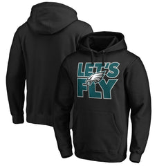 Philadelphia Eagles Hometown Collection Let's Fly Pullover Hoodie Black
