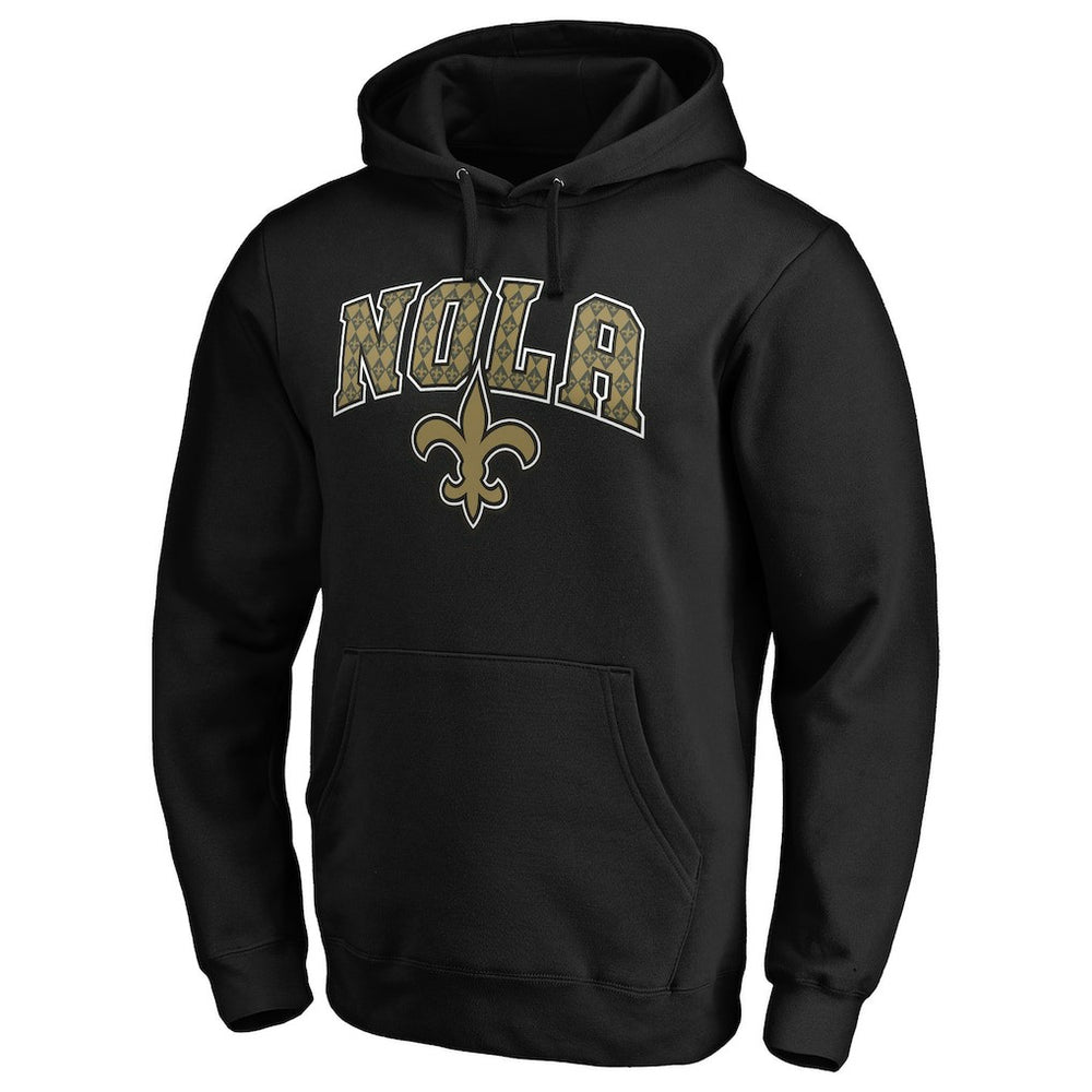 New Orleans Saints Hometown Collection NOLA Pullover Hoodie Black