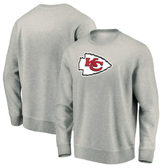 Kansas City Chiefs Pullover Sweatshirt Gray