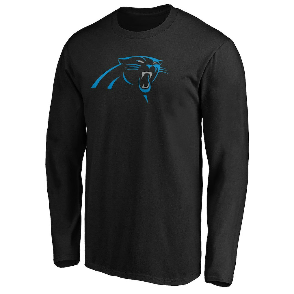 Carolina Panthers Primary Logo Long Sleeve T-Shirt Black