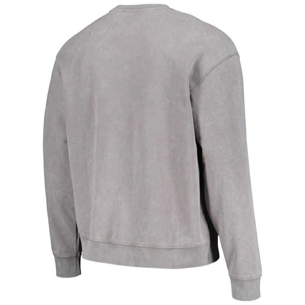 Kansas City Chiefs The Wild Collective Unisex Distressed Pullover Sweatshirt Gray