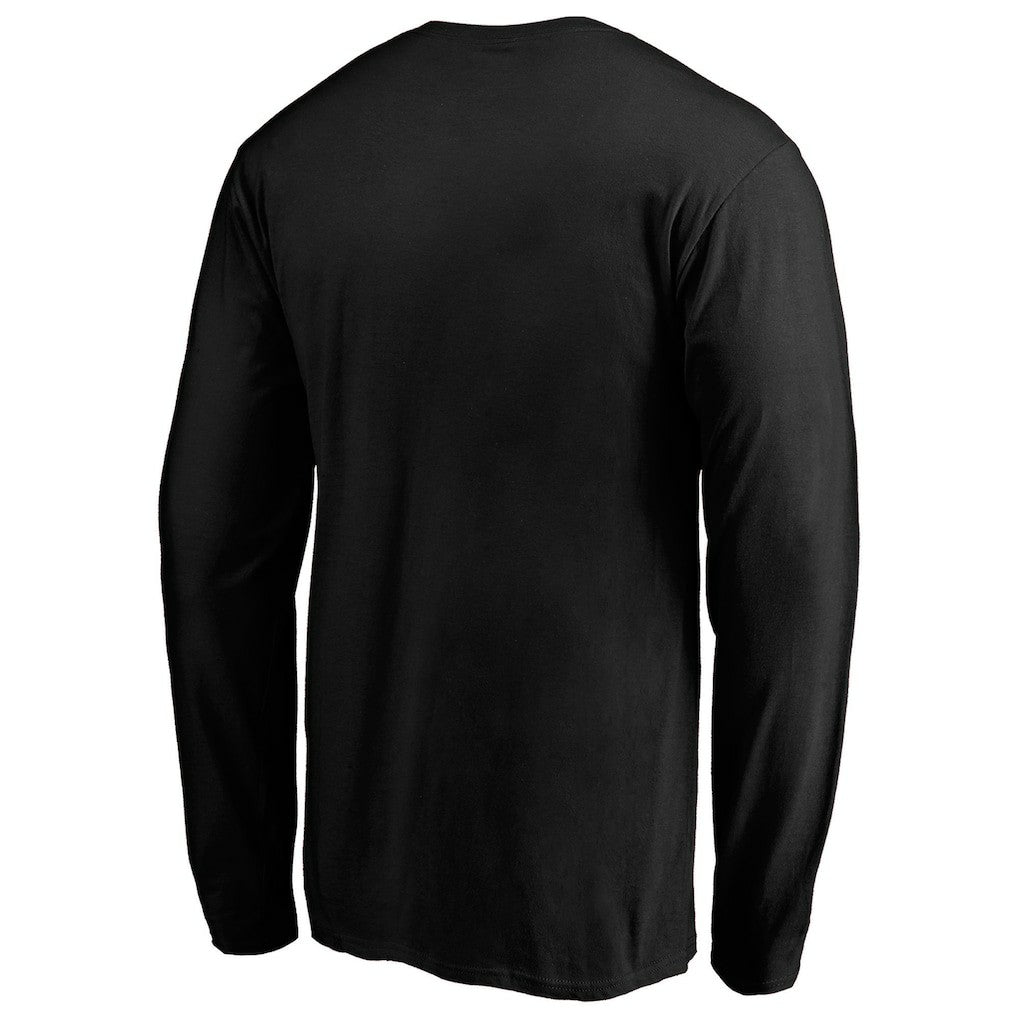 Carolina Panthers Team Lockup Long Sleeve T-Shirt Black