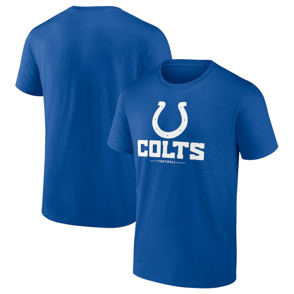 Indianapolis Colts Team Lockup T-Shirt Royal