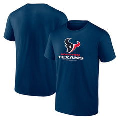 Houston Texans Team Lockup T-Shirt Navy
