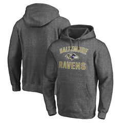 Baltimore Ravens Victory Arch Pullover Hoodie Charcoal