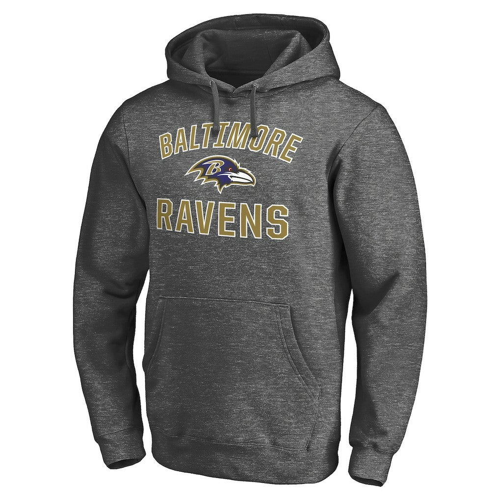 Baltimore Ravens Victory Arch Pullover Hoodie Charcoal