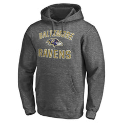 Baltimore Ravens Victory Arch Pullover Hoodie Charcoal