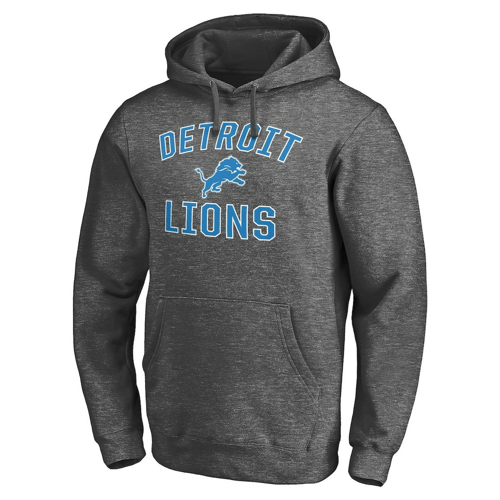 Detroit Lions Victory Arch Pullover Hoodie Charcoal
