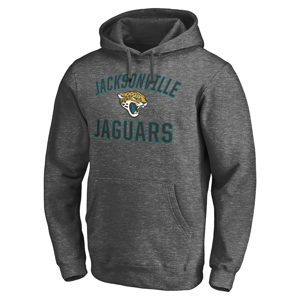 Jacksonville Jaguars Victory Arch Pullover Hoodie Charcoal