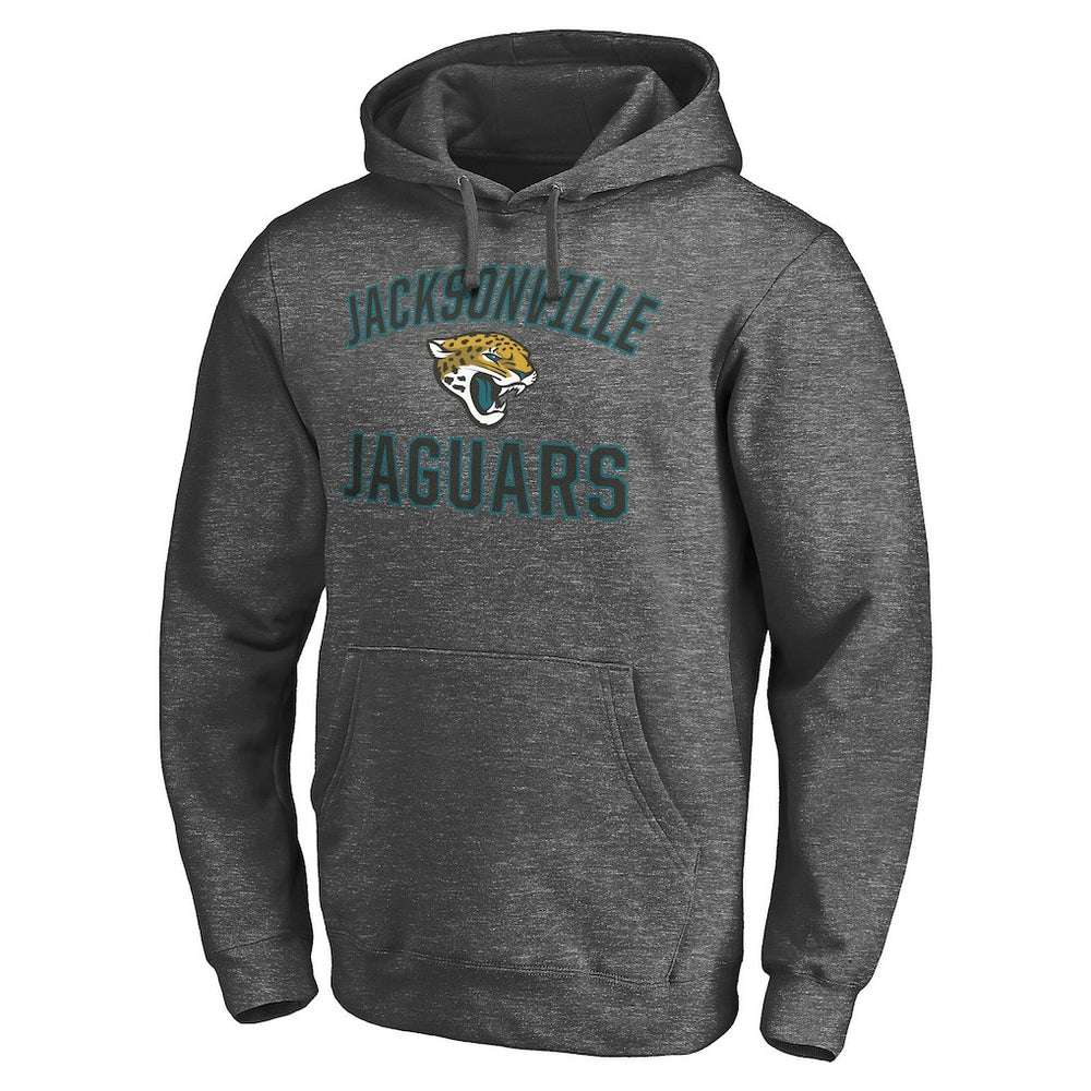 Jacksonville Jaguars Victory Arch Pullover Hoodie Charcoal