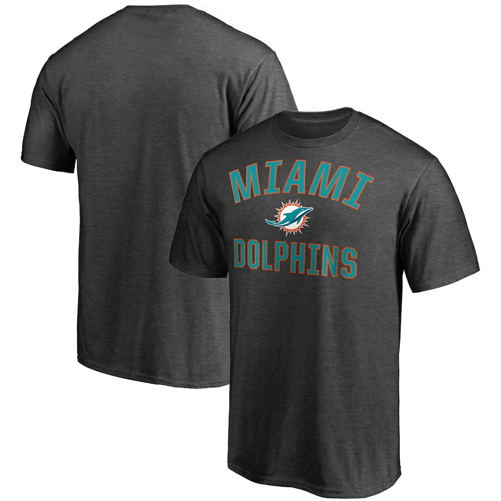 Fanatics Miami Dolphins Victory Arch T-Shirt Heather Charcoal