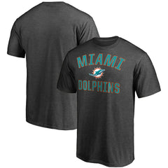 Fanatics Miami Dolphins Victory Arch T-Shirt Heather Charcoal