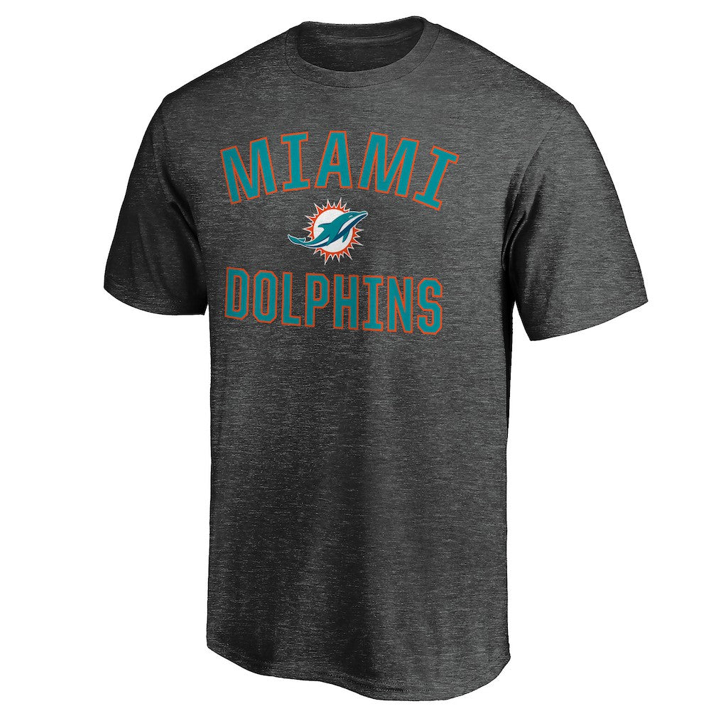 Fanatics Miami Dolphins Victory Arch T-Shirt Heather Charcoal