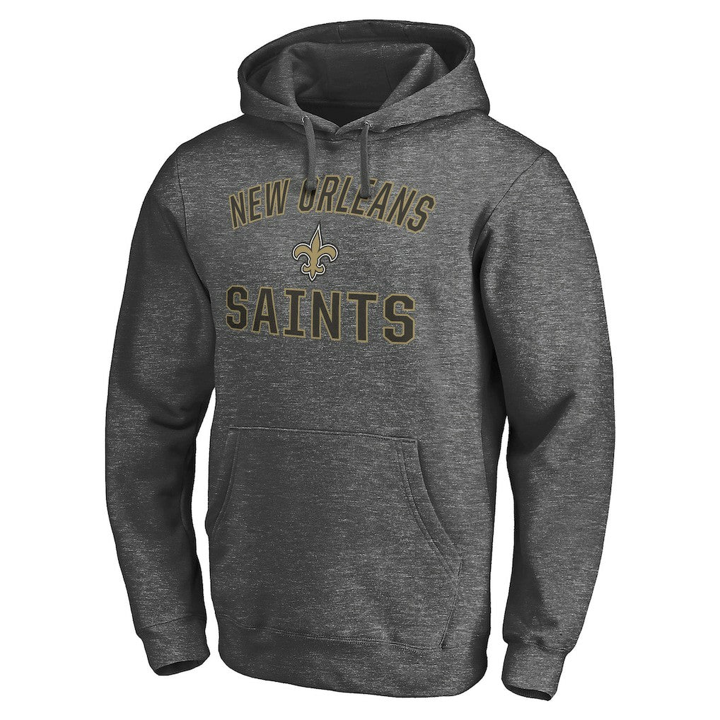 New Orleans Saints Victory Arch Pullover Hoodie Charcoal