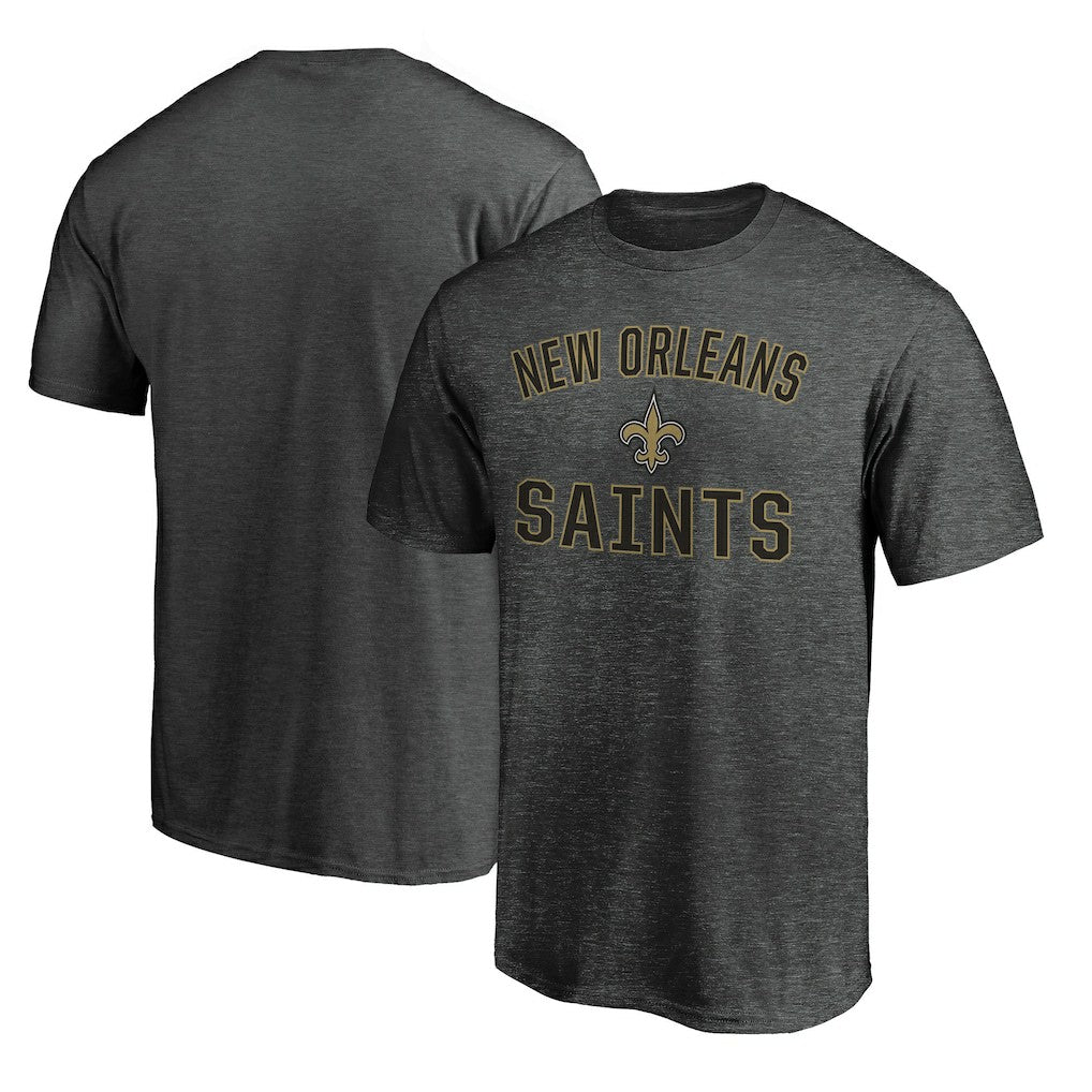 Fanatics New Orleans Saints Victory Arch T-Shirt Heather Charcoal