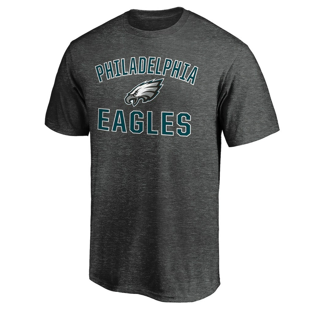 Fanatics Philadelphia Eagles Victory Arch T-Shirt Heather Charcoal