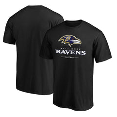 Baltimore Ravens Team Lockup T-Shirt Black