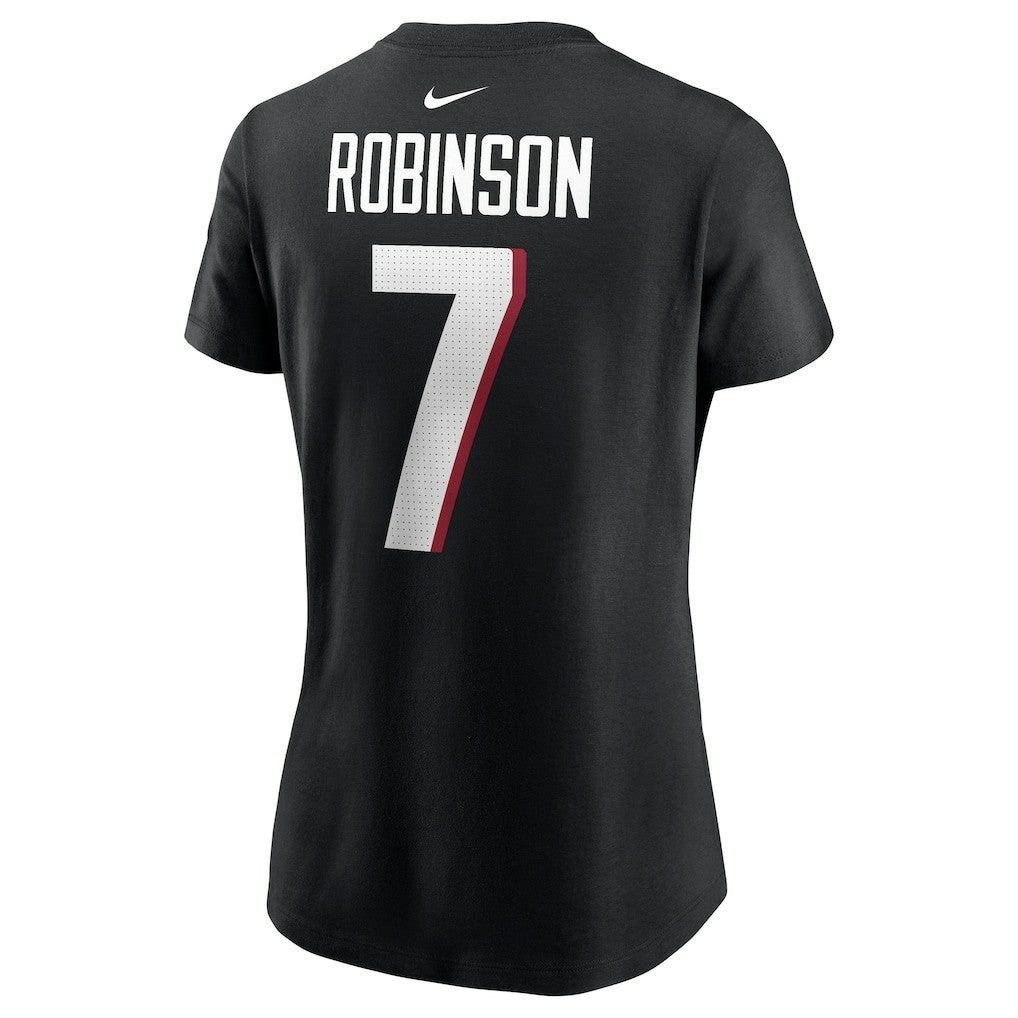 Nike Bijan Robinson Atlanta Falcons Women's Player Name & Number T-Shirt Black
