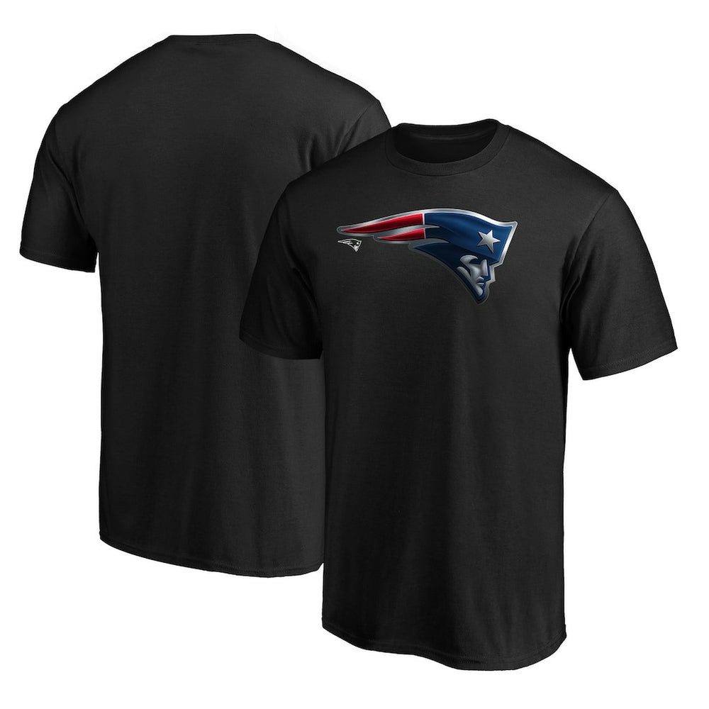 New England Patriots Midnight Mascot Team Logo T-Shirt Black