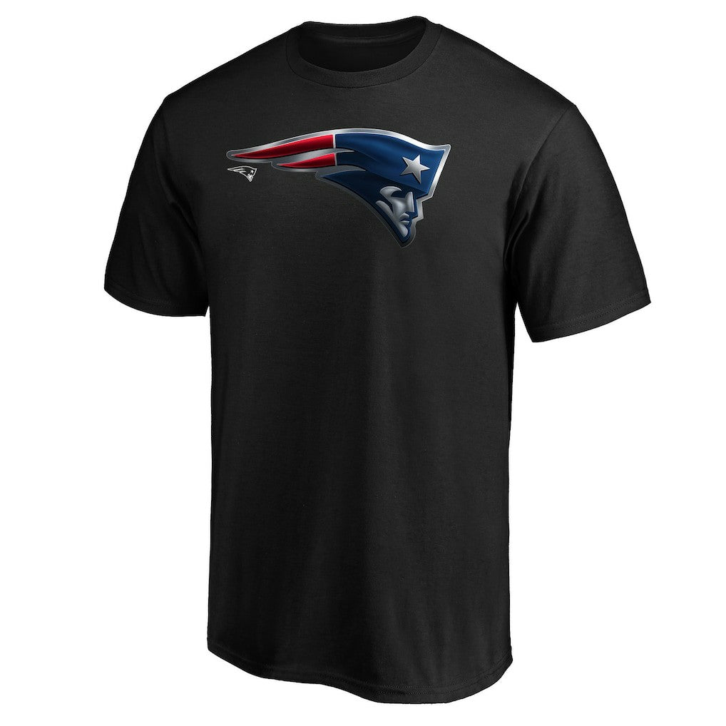 New England Patriots Midnight Mascot Team Logo T-Shirt Black