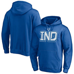 Indianapolis Colts Hometown Collection Sweep Pullover Hoodie Royal