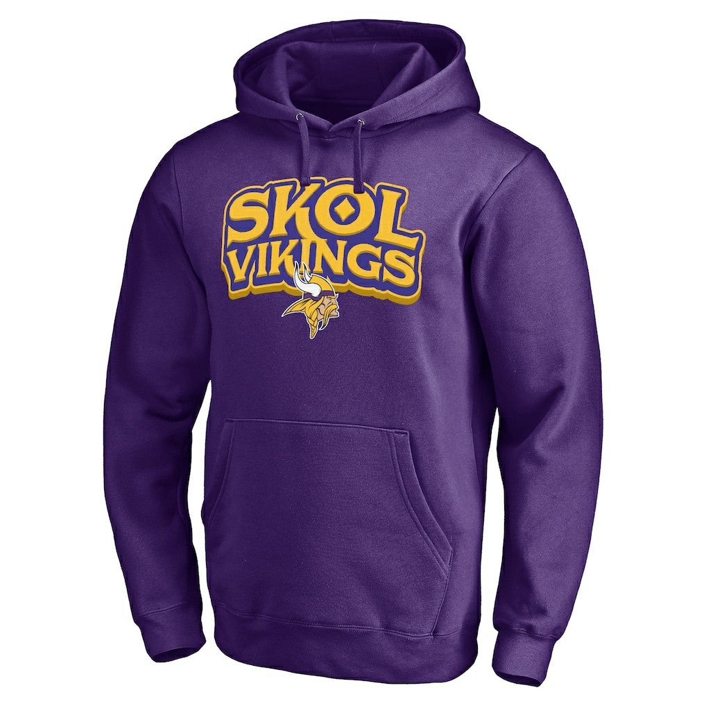 Minnesota Vikings Hometown Collection Sweep Pullover Hoodie Purple