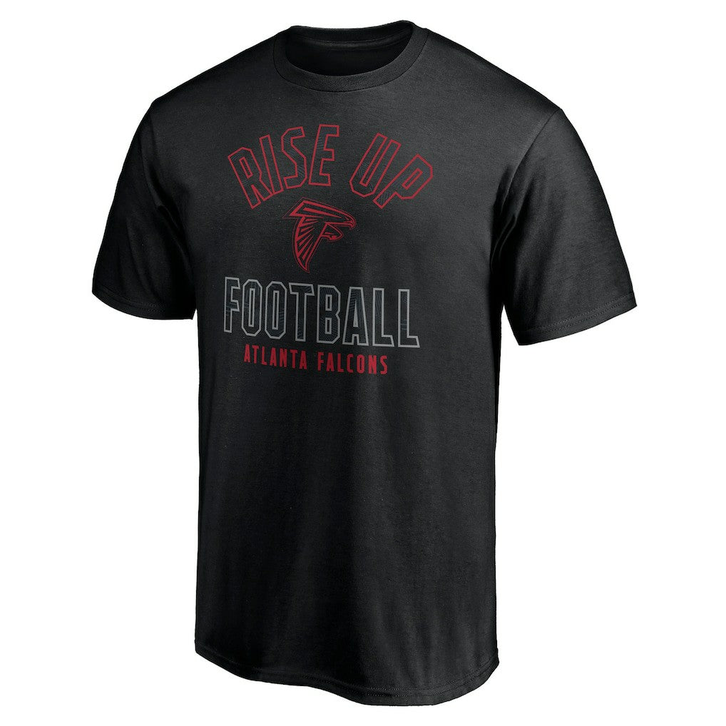 Atlanta Falcons Nickname Arc T-Shirt Black