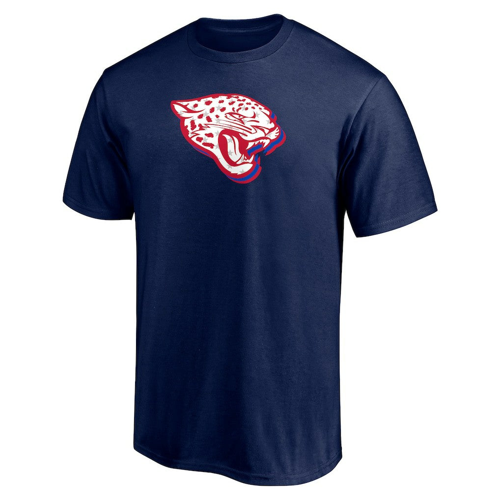 Jacksonville Jaguars Red White and Team T-Shirt Navy