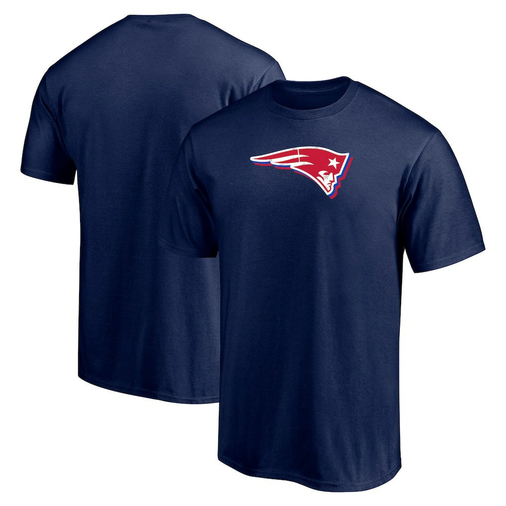 New England Patriots Red White and Team T-Shirt Navy