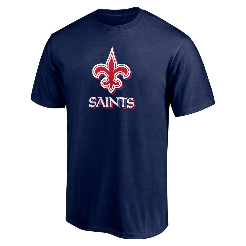 New Orleans Saints Red White and Team T-Shirt Navy