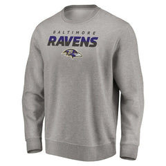 Baltimore Ravens Elevate Play Pullover Sweatshirt Gray
