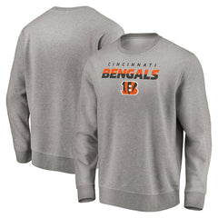 Cincinnati Bengals Elevate Play Pullover Sweatshirt Gray