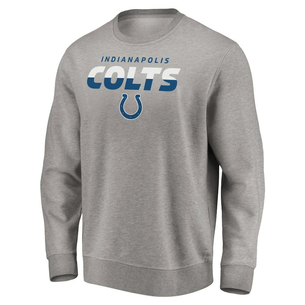 Indianapolis Colts Elevate Play Pullover Sweatshirt Gray