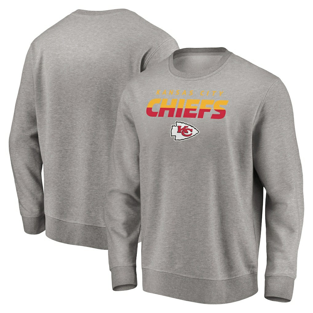 Kansas City Chiefs Elevate Play Pullover Sweatshirt Gray