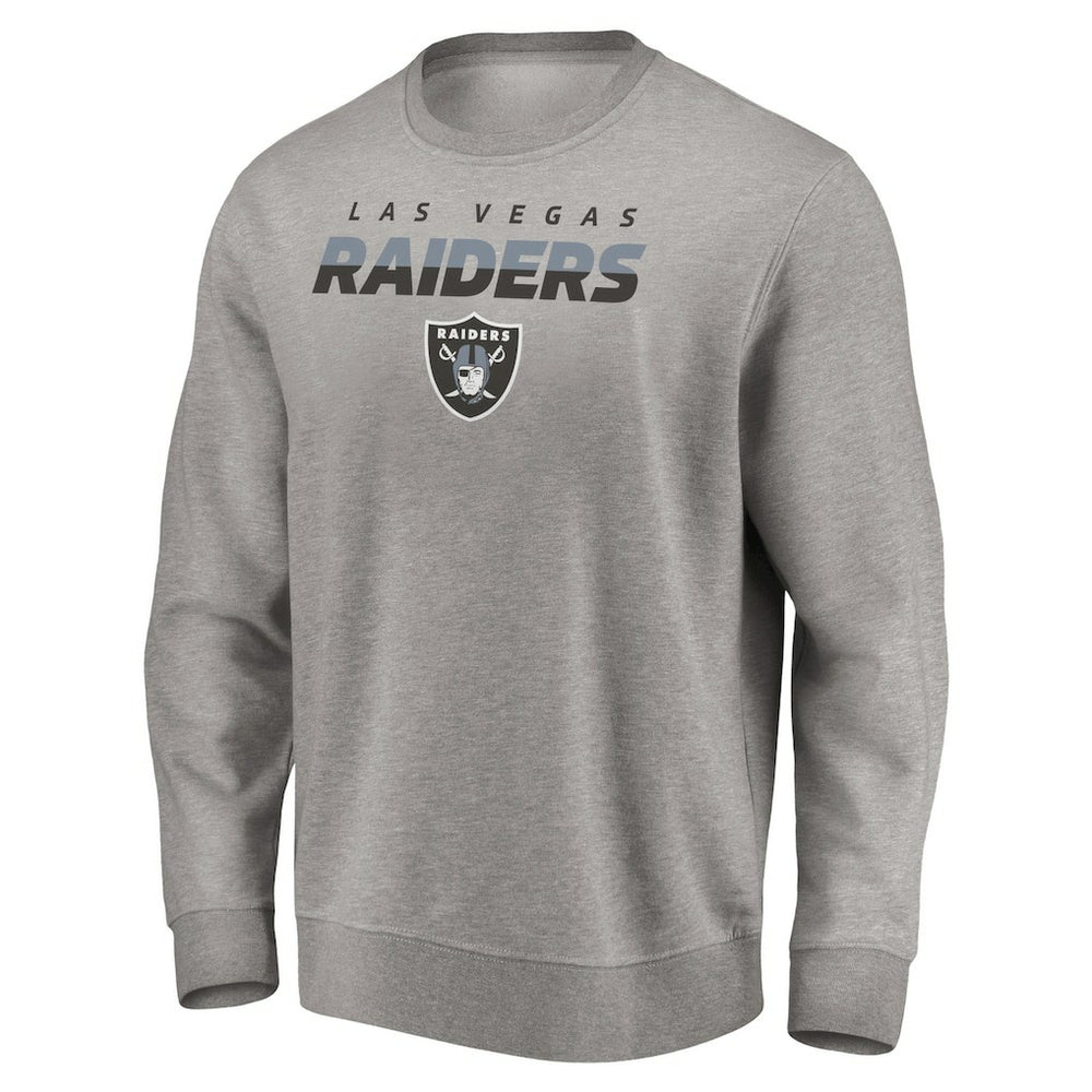 Las Vegas Raiders Elevate Play Pullover Sweatshirt Gray