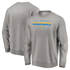 Los Angeles Chargers Elevate Play Pullover Sweatshirt Gray