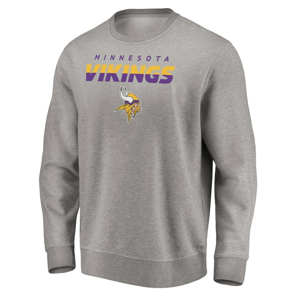 Minnesota Vikings Elevate Play Pullover Sweatshirt Gray