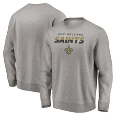New Orleans Saints Elevate Play Pullover Sweatshirt Gray