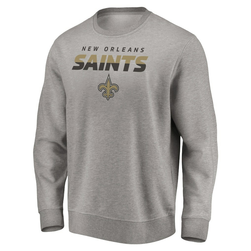 New Orleans Saints Elevate Play Pullover Sweatshirt Gray