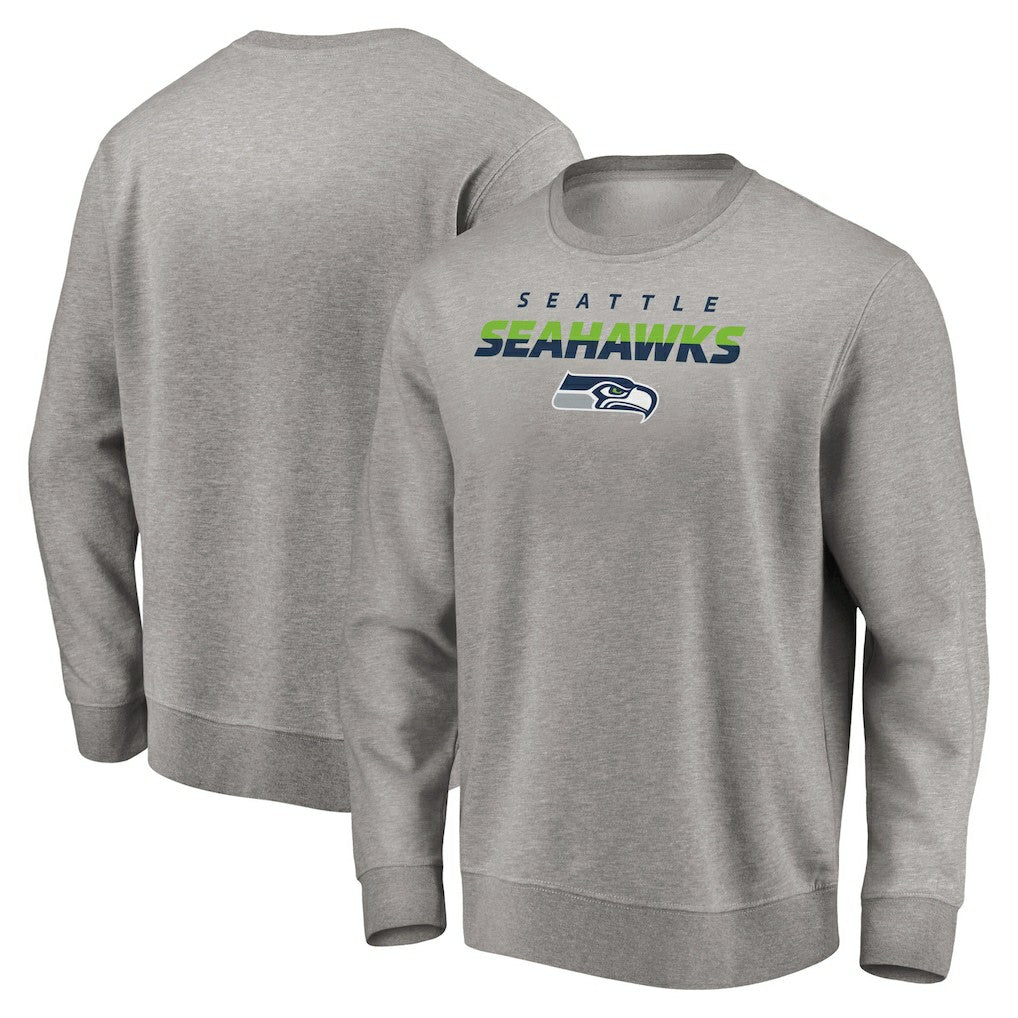 Seattle Seahawks Elevate Play Pullover Sweatshirt Gray