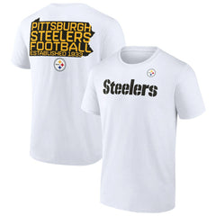 Pittsburgh Steelers Hot Shot T-Shirt White
