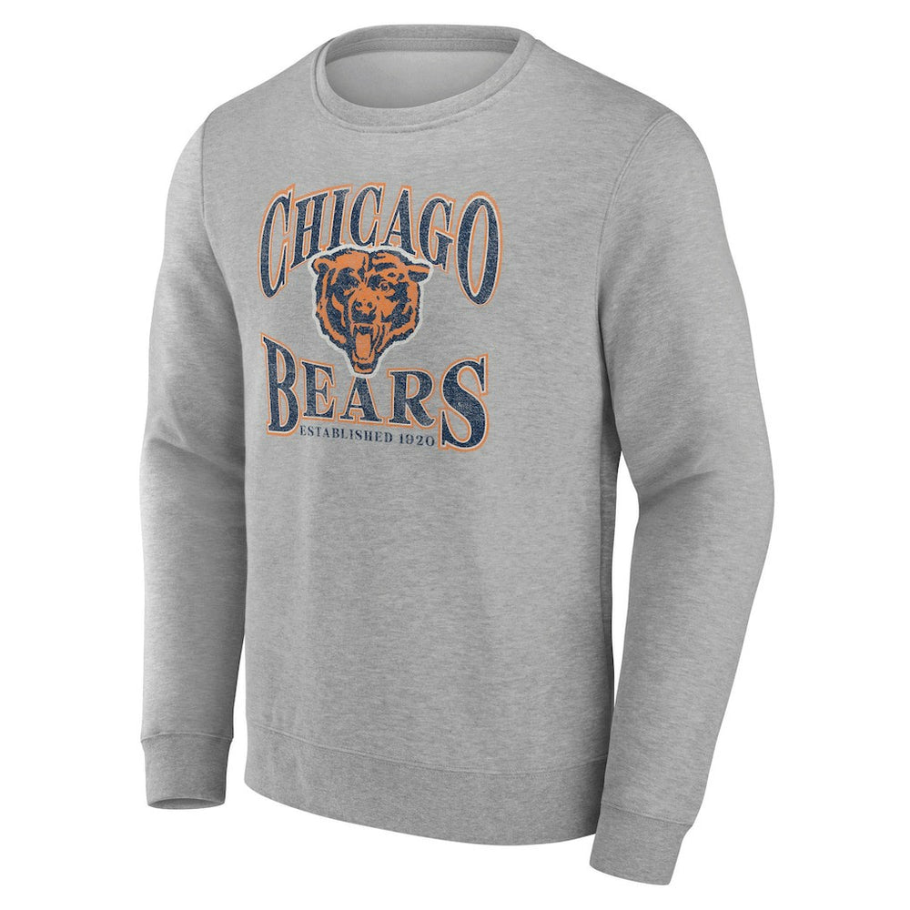 Chicago Bears Playability Pullover Sweatshirt Gray