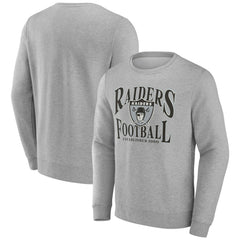 Las Vegas Raiders Playability Pullover Sweatshirt Gray